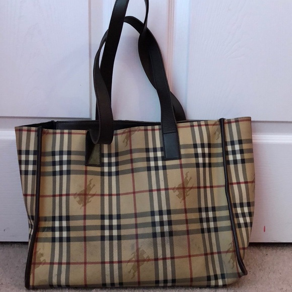 VINTAGE CLASSIC BURBERRY Tote bag! - Picture 1 of 7
